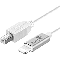 Apark Cable Midi USB 2.0 tipo B- Cable MIDI De Alta Velocidad Compatible Con i-phone-i-pad a Controlador Midi- Teclado…